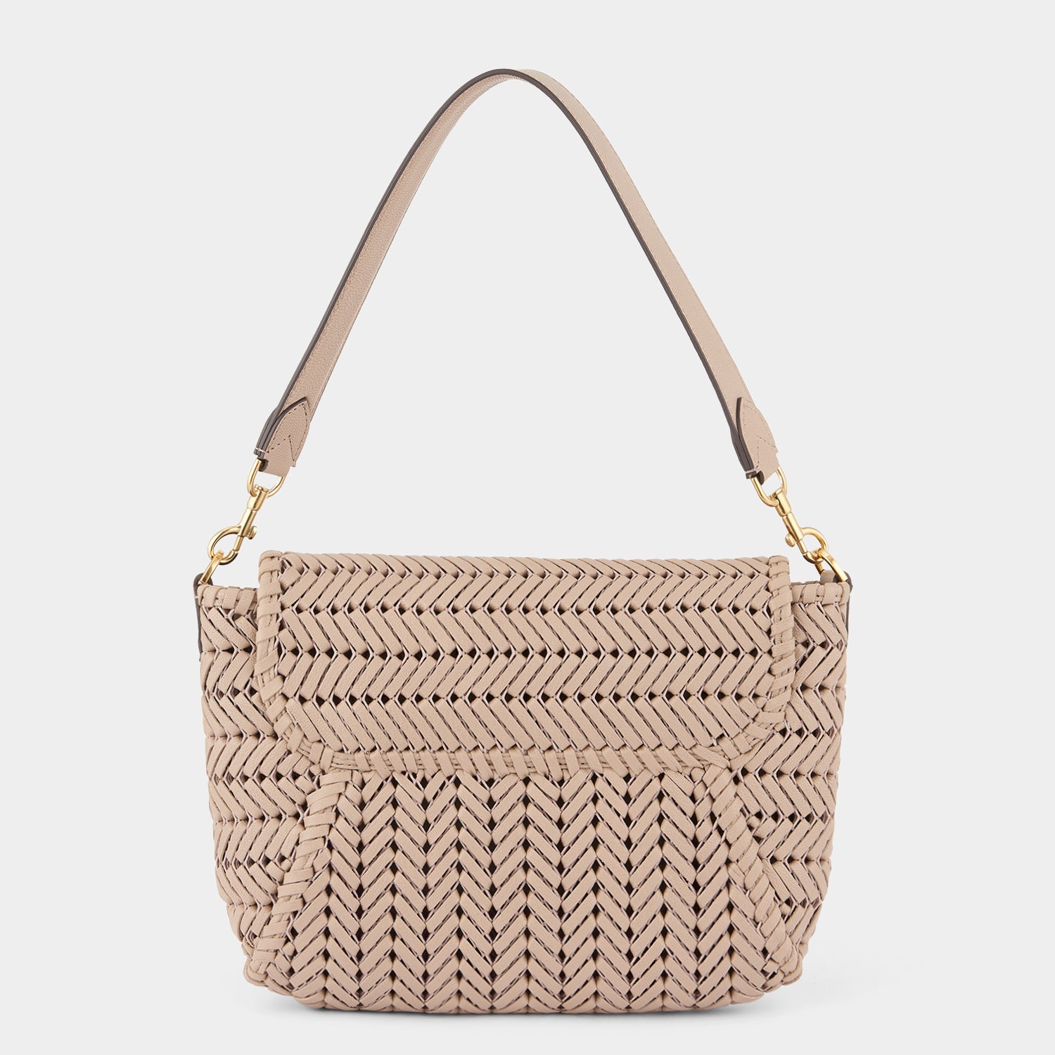 Neeson Tassel Shoulder Bag -

                  
                    Capra Leather in Light Nude -
                  

                  Anya Hindmarch UK
