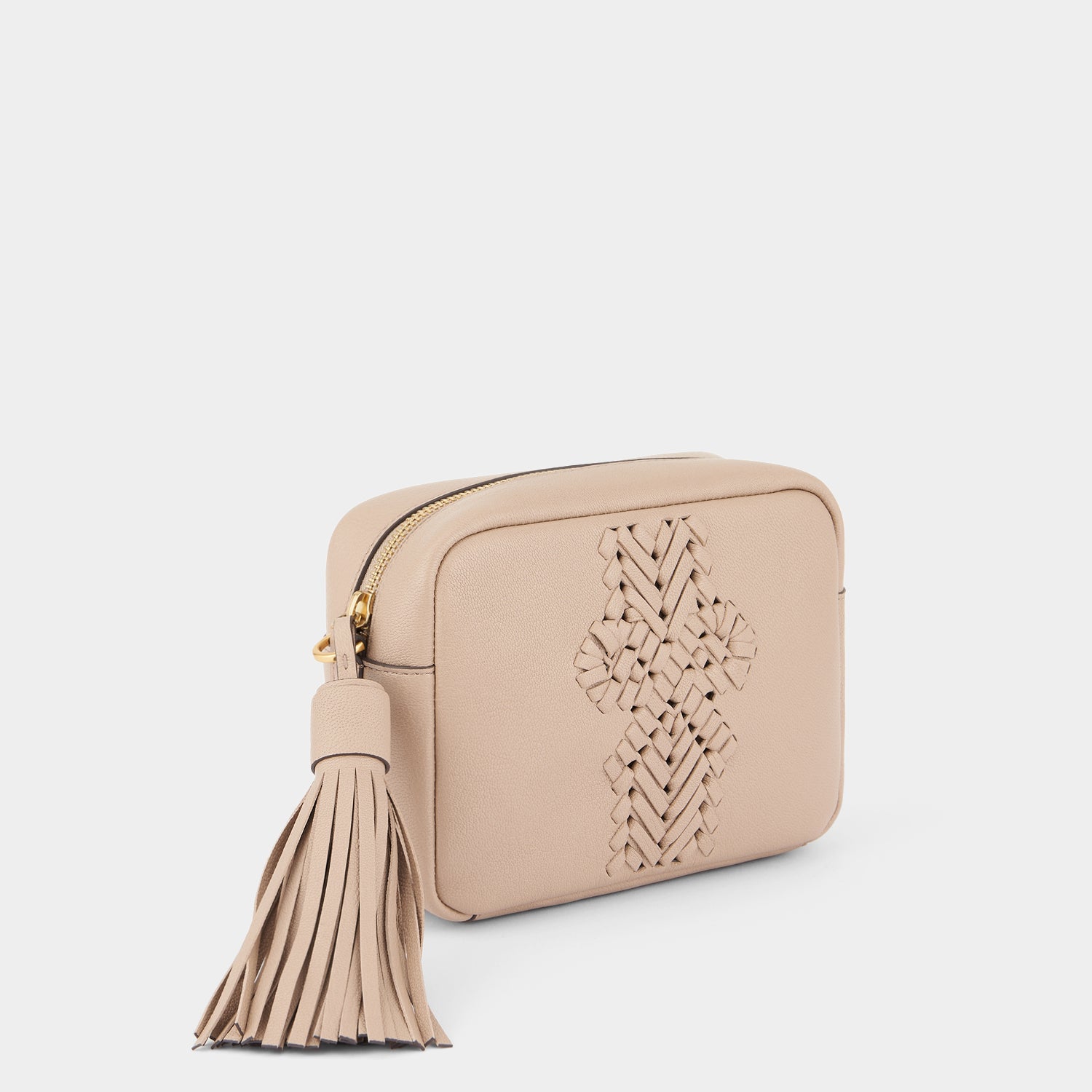 Neeson Tassel Cross-body -

                  
                    Capra Leather in Light Nude -
                  

                  Anya Hindmarch UK
