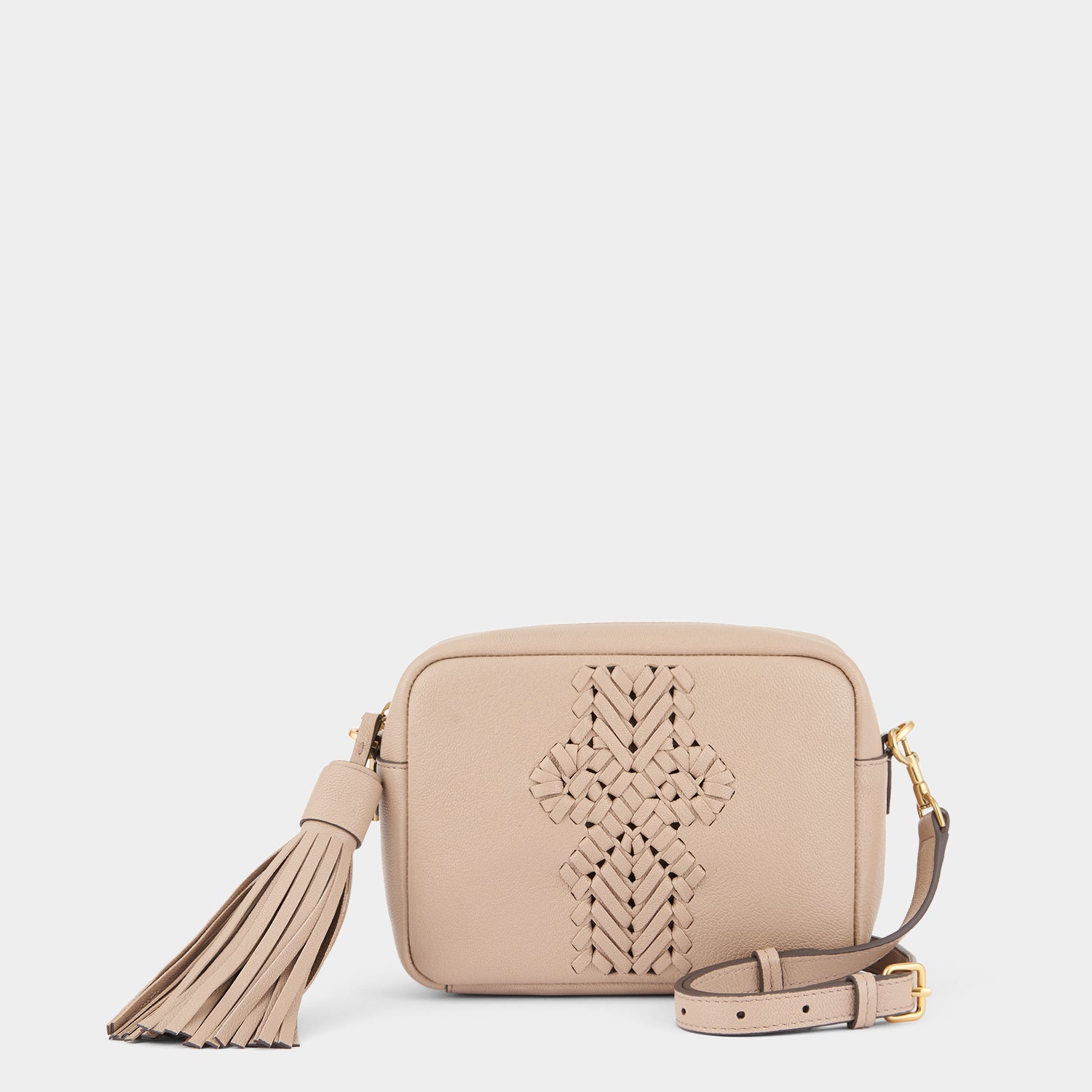 Neeson Tassel Cross-body -

                  
                    Capra Leather in Light Nude -
                  

                  Anya Hindmarch UK
