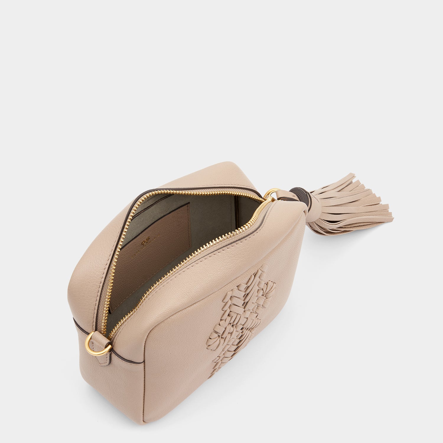 Neeson Tassel Cross-body -

                  
                    Capra Leather in Light Nude -
                  

                  Anya Hindmarch UK
