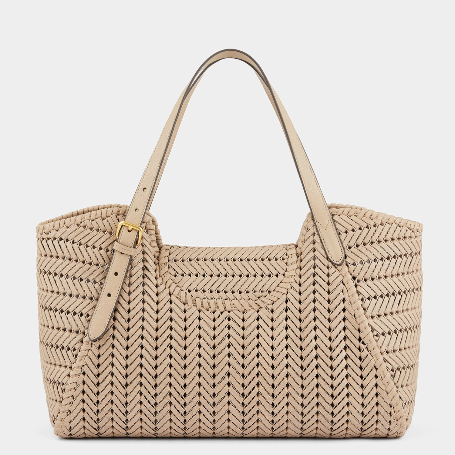 Neeson Tassel Tote -

                  
                    Capra Leather in Light Nude -
                  

                  Anya Hindmarch UK
