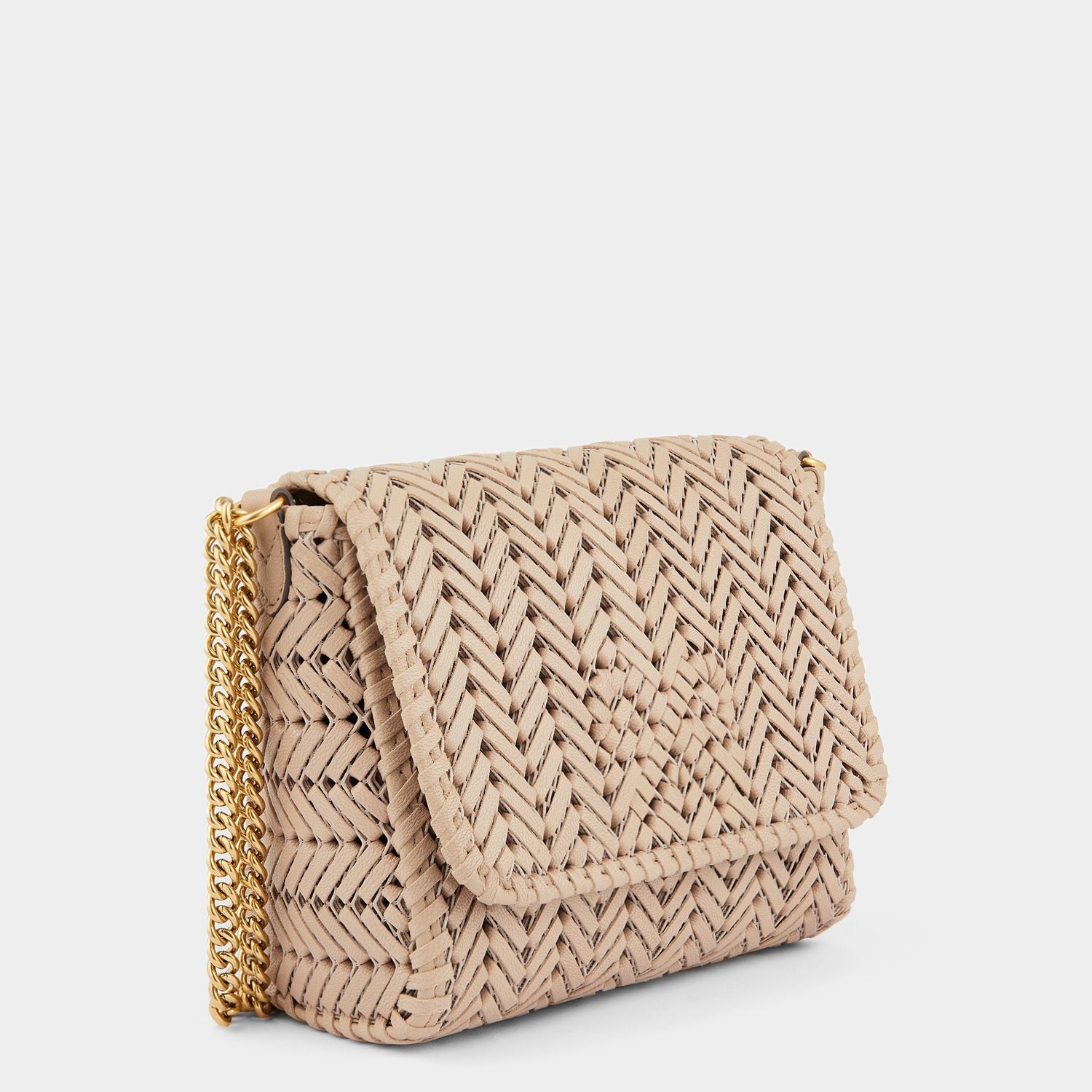 Neeson Chain Cross-body -

                  
                    Capra Leather in Light Nude -
                  

                  Anya Hindmarch UK
