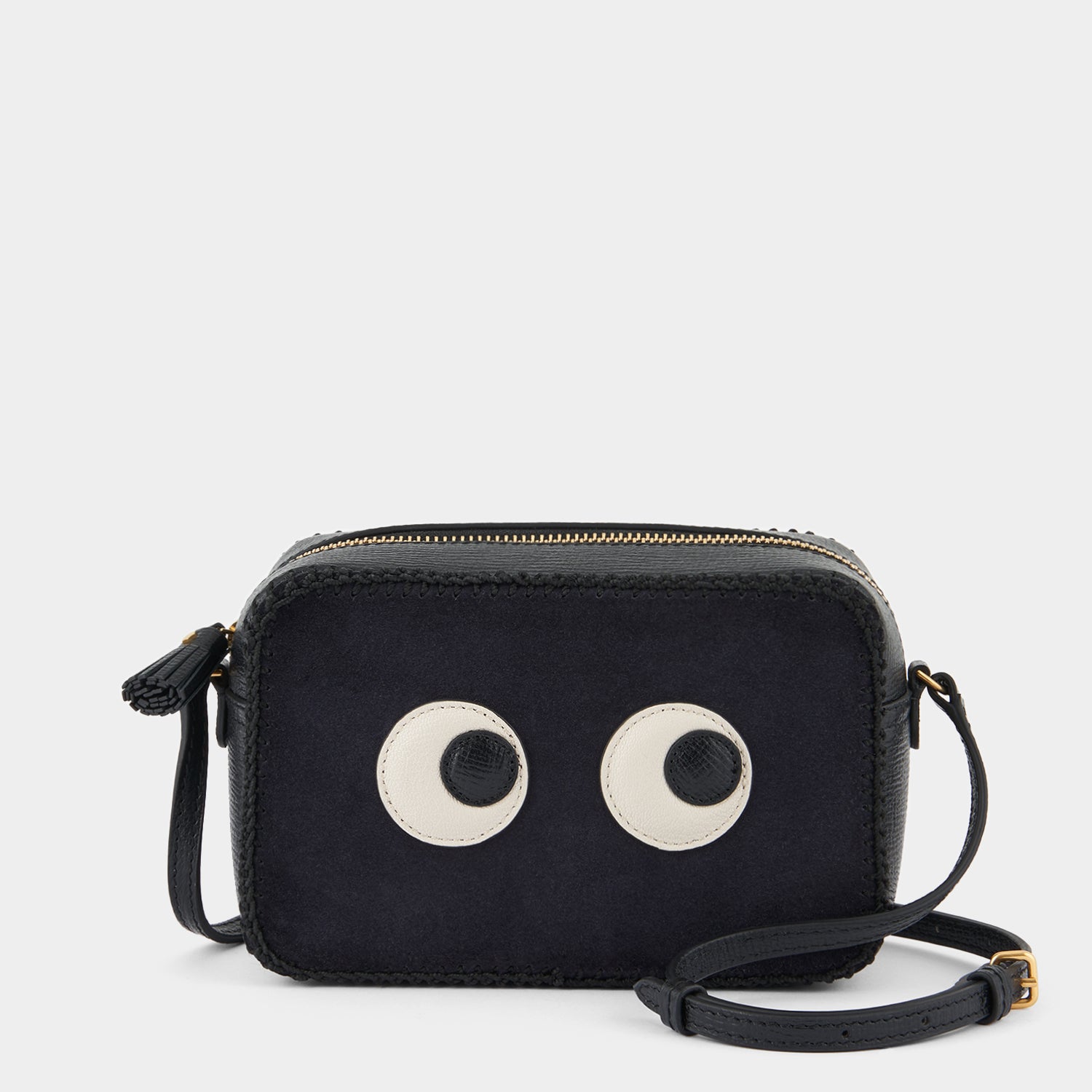 Suede Eyes Cross-body -

                  
                    Suede in Black -
                  

                  Anya Hindmarch UK
