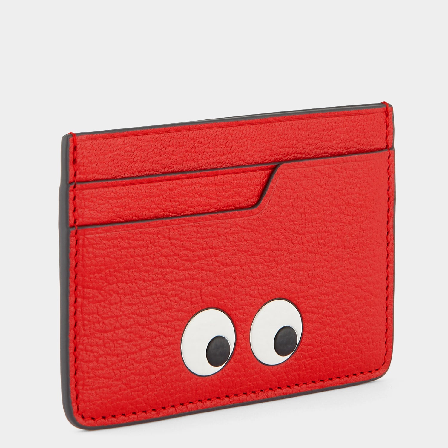 Eyes Card Case -

                  
                    Capra Leather in Bright Red -
                  

                  Anya Hindmarch UK
