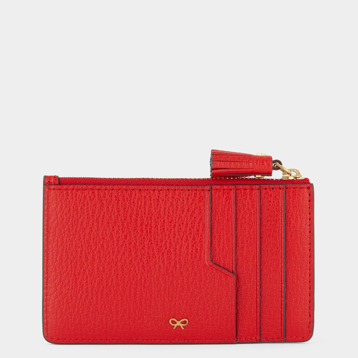 Eyes Zipped Card Case -

                  
                    Capra in Bright Red -
                  

                  Anya Hindmarch UK
