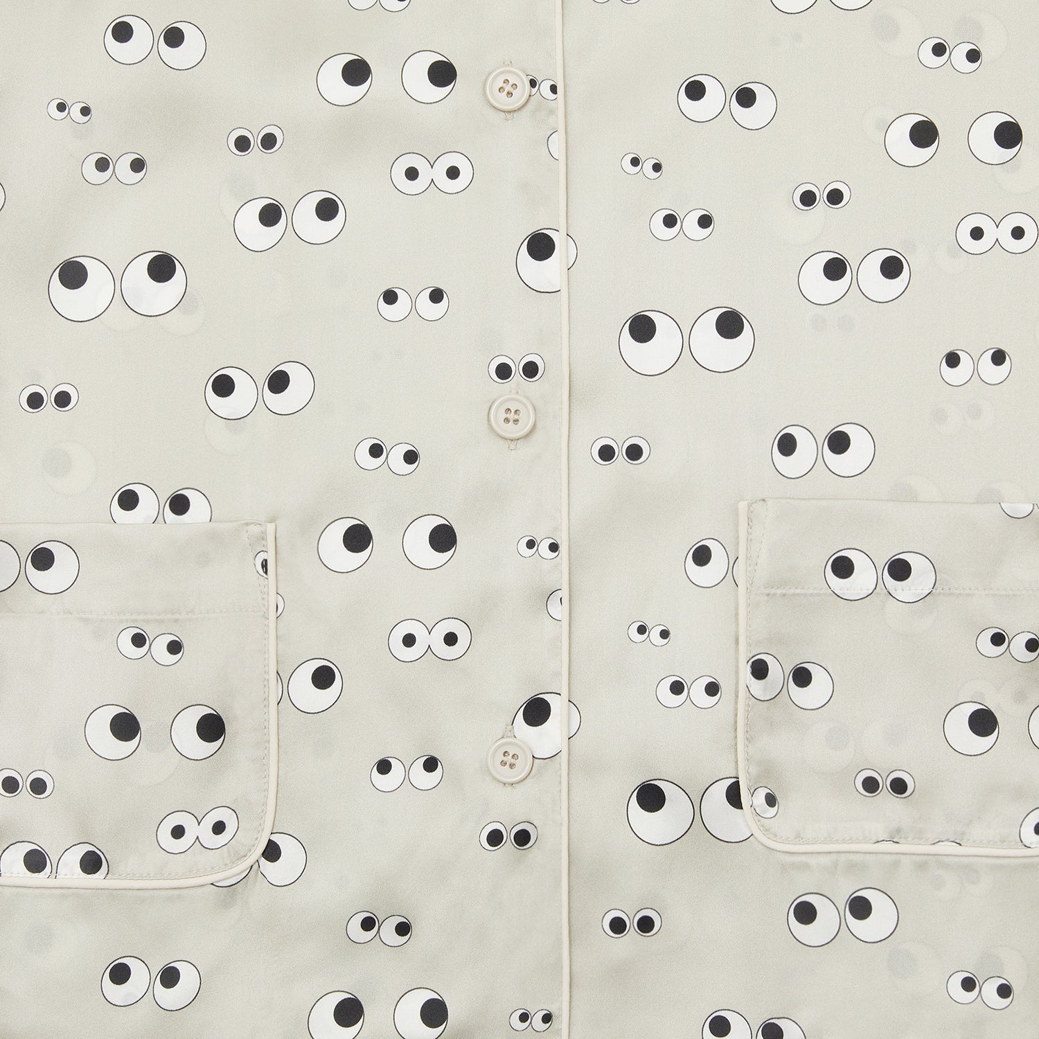 All Over Eyes Pyjamas -

                  
                    Silk in Chalk -
                  

                  Anya Hindmarch UK
