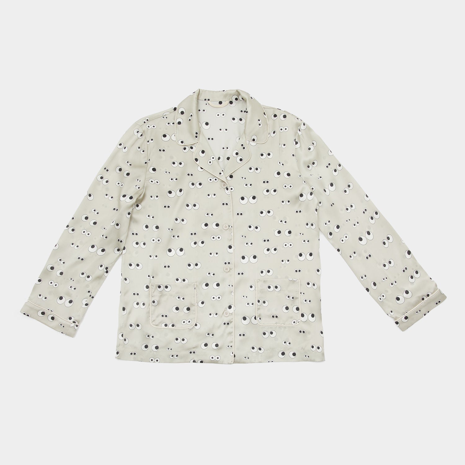 All Over Eyes Pyjamas -

                  
                    Silk in Chalk -
                  

                  Anya Hindmarch UK
