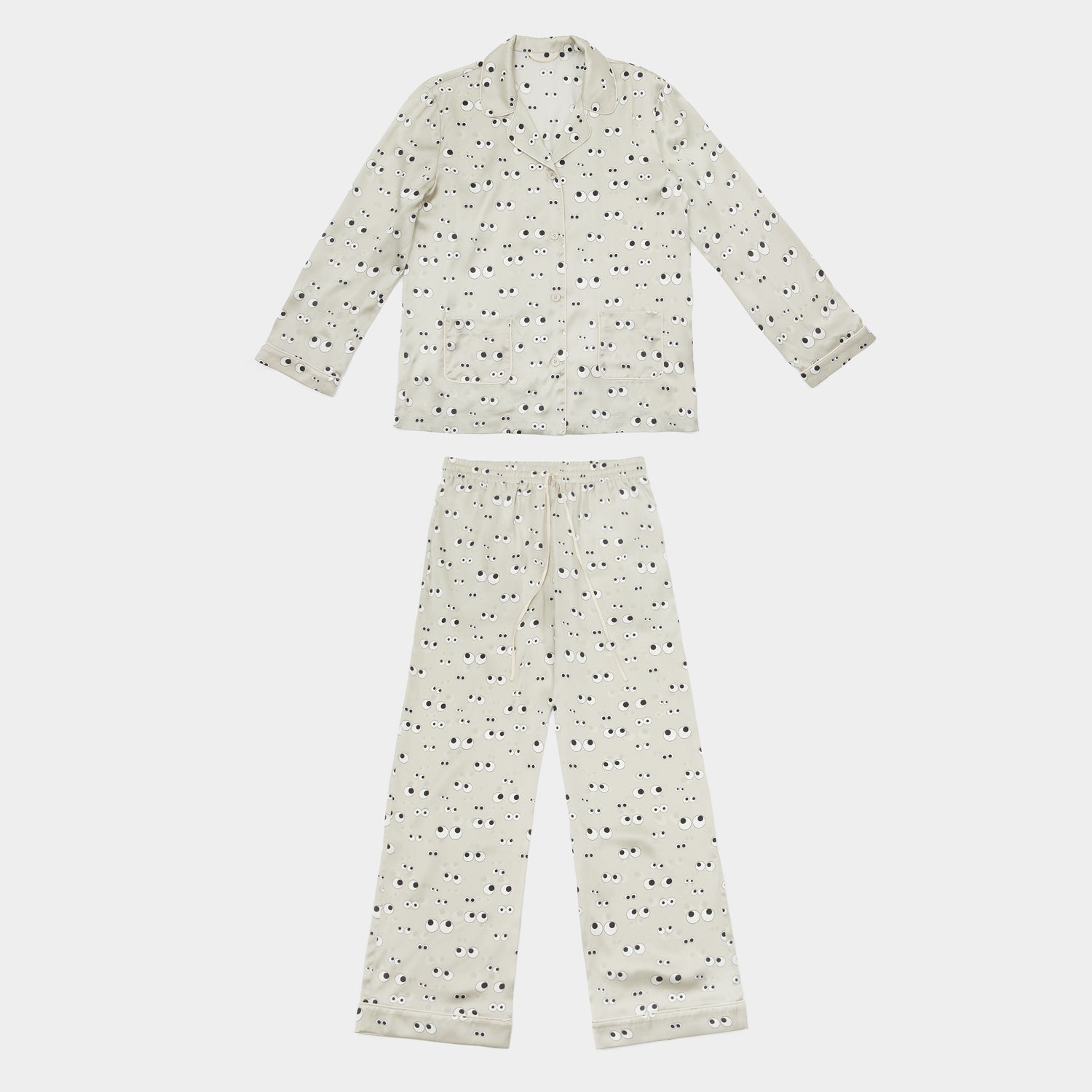 All Over Eyes Pyjamas -

                  
                    Silk in Chalk -
                  

                  Anya Hindmarch UK
