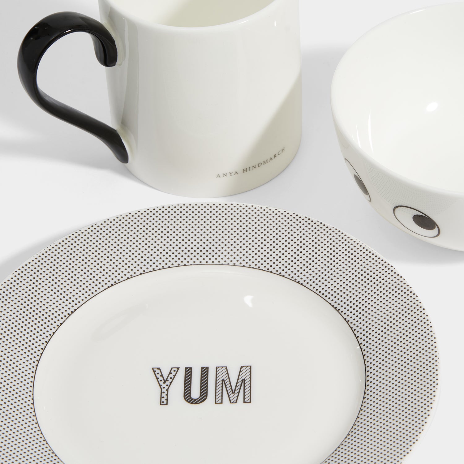 Eyes Breakfast Set -

                  
                    Bone China in White -
                  

                  Anya Hindmarch UK
