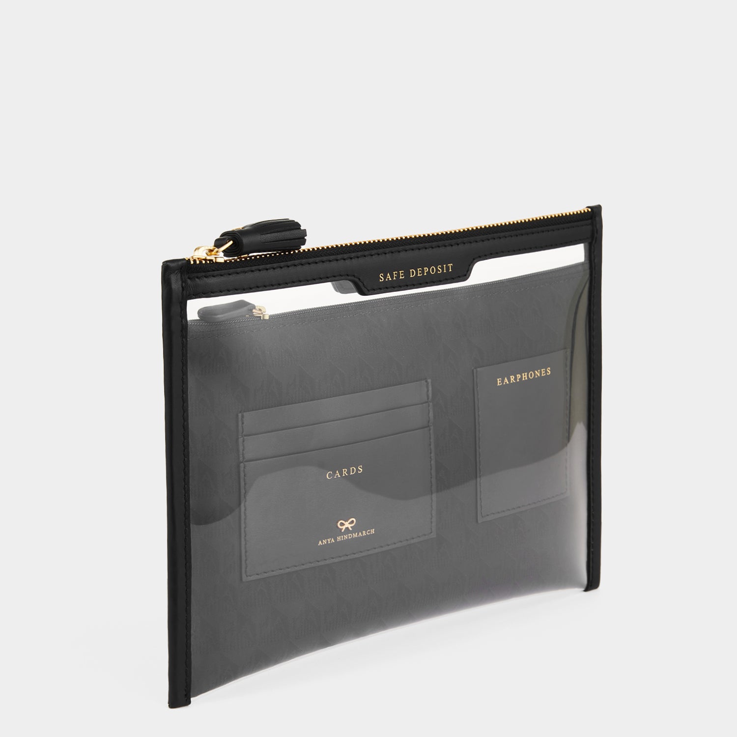 Logo Safe Deposit Case -

                  
                    Jacquard Nylon in Black -
                  

                  Anya Hindmarch UK
