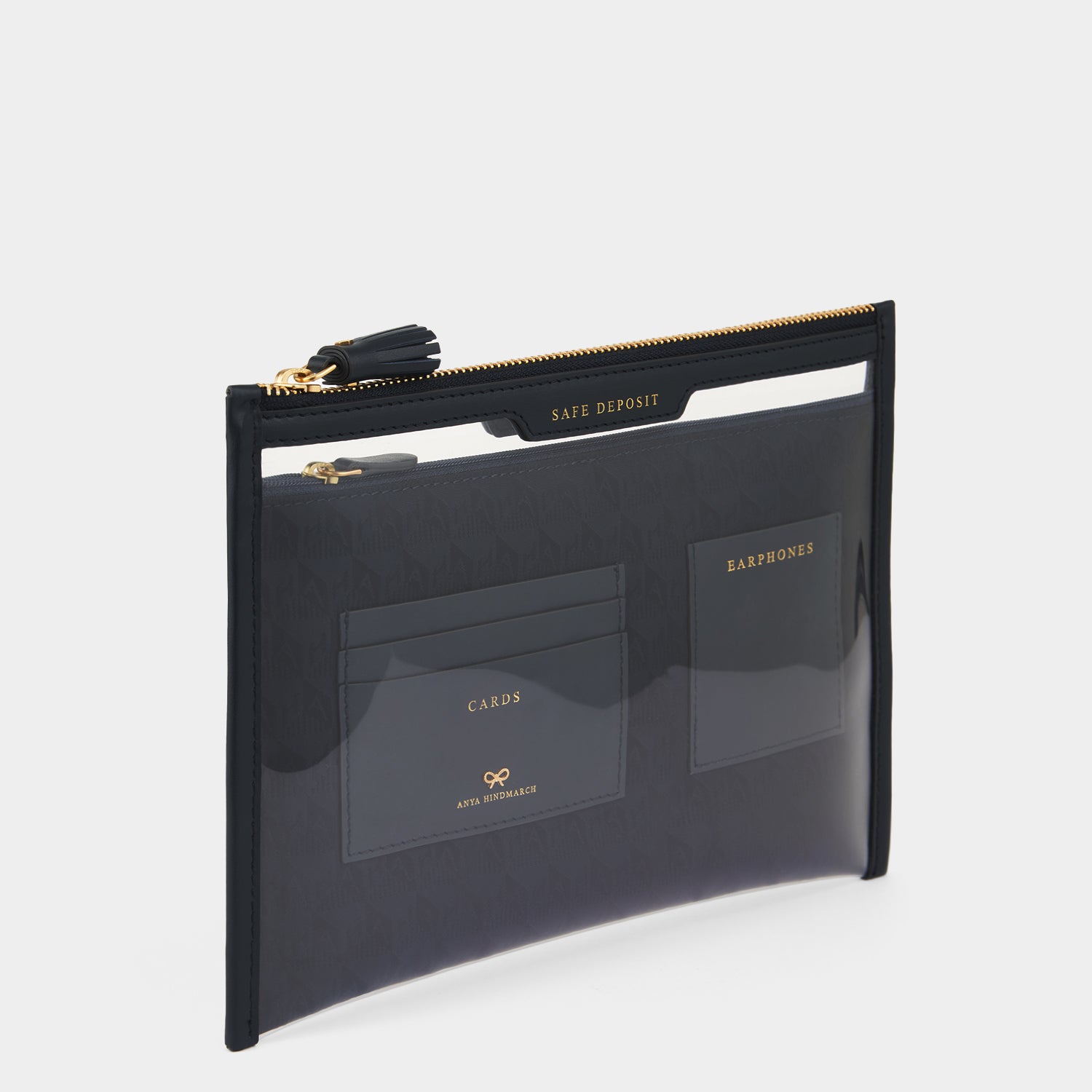 Logo Safe Deposit Case -

                  
                    Jacquard Nylon in Marine -
                  

                  Anya Hindmarch UK
