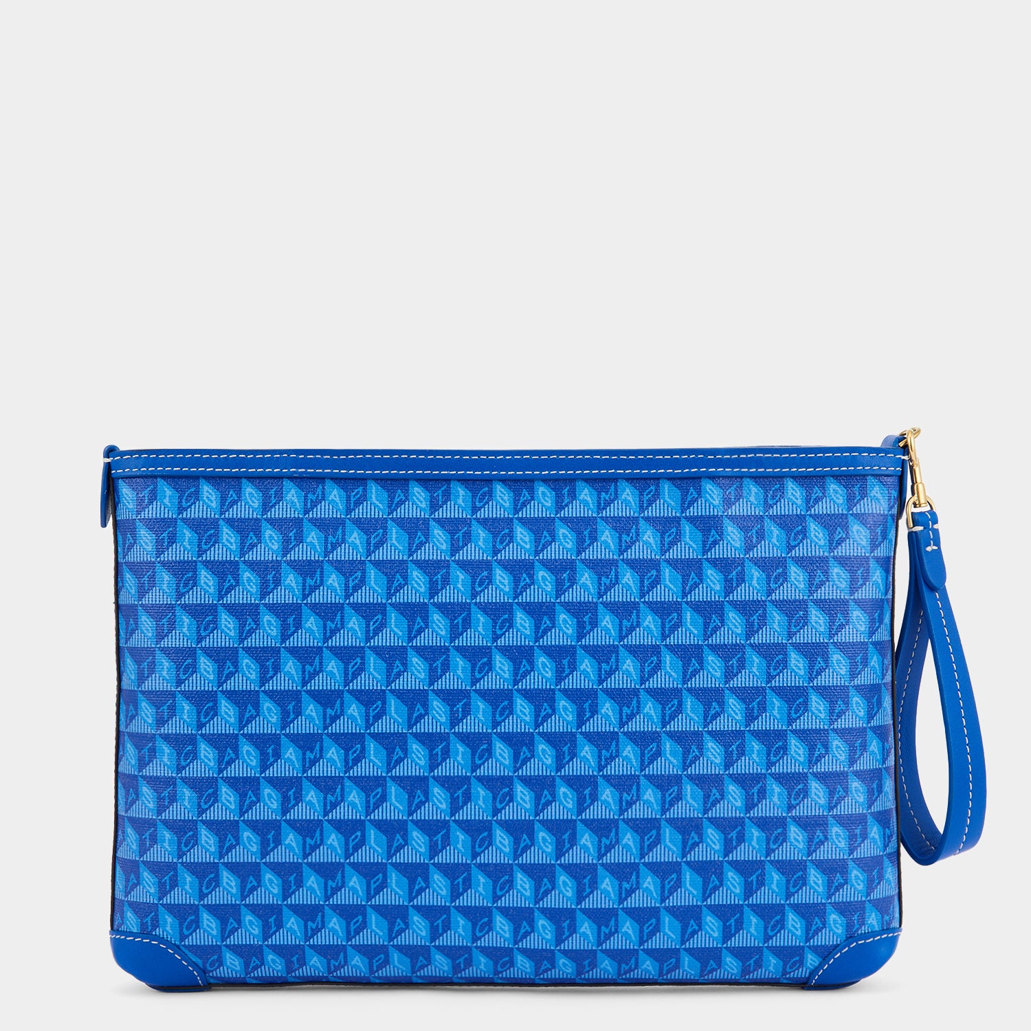 I Am A Plastic Bag Eyes Pochette -

                  
                    Recycled Canvas in Electric Blue -
                  

                  Anya Hindmarch UK
