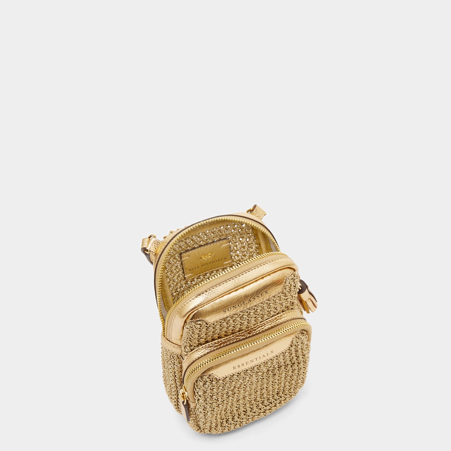 Lurex Essentials Cross-body -

                  
                    Lurex in Gold -
                  

                  Anya Hindmarch UK
