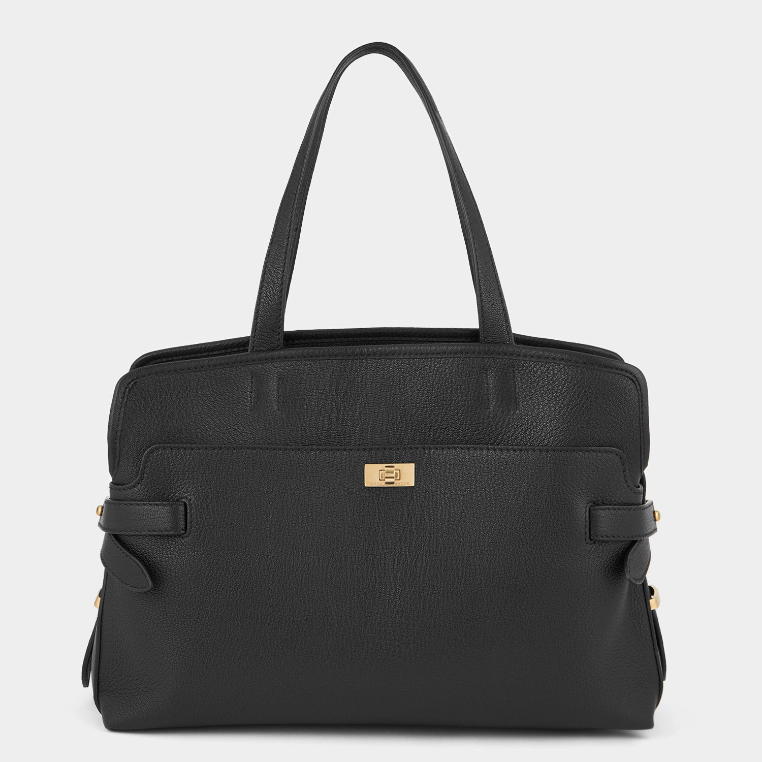 Wilson Shoulder Bag -

                  
                    Grain Leather in Black -
                  

                  Anya Hindmarch UK
