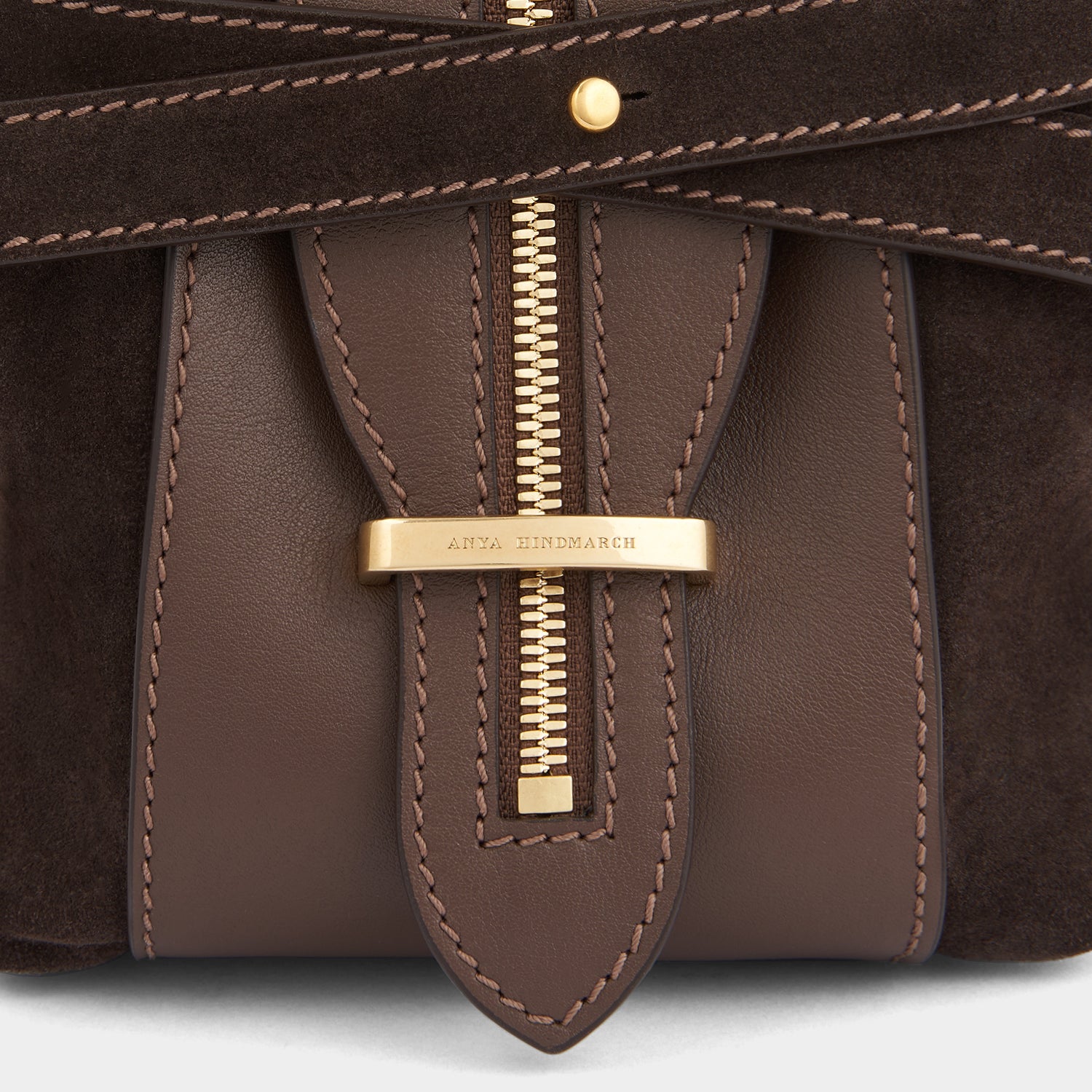 Wilson Shoulder Bag -

                  
                    Suede in Truffle -
                  

                  Anya Hindmarch UK
