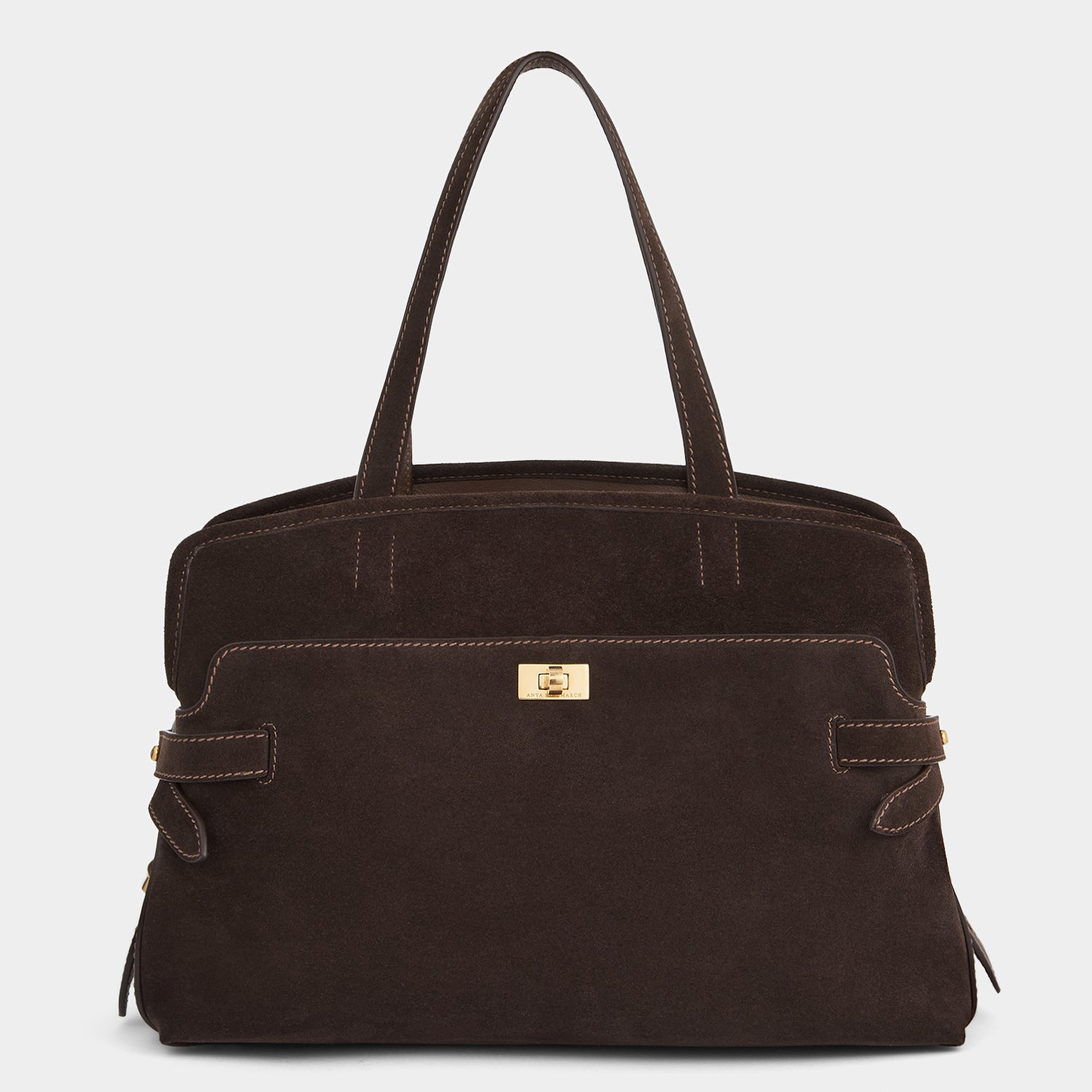 Wilson Shoulder Bag -

                  
                    Suede in Truffle -
                  

                  Anya Hindmarch UK
