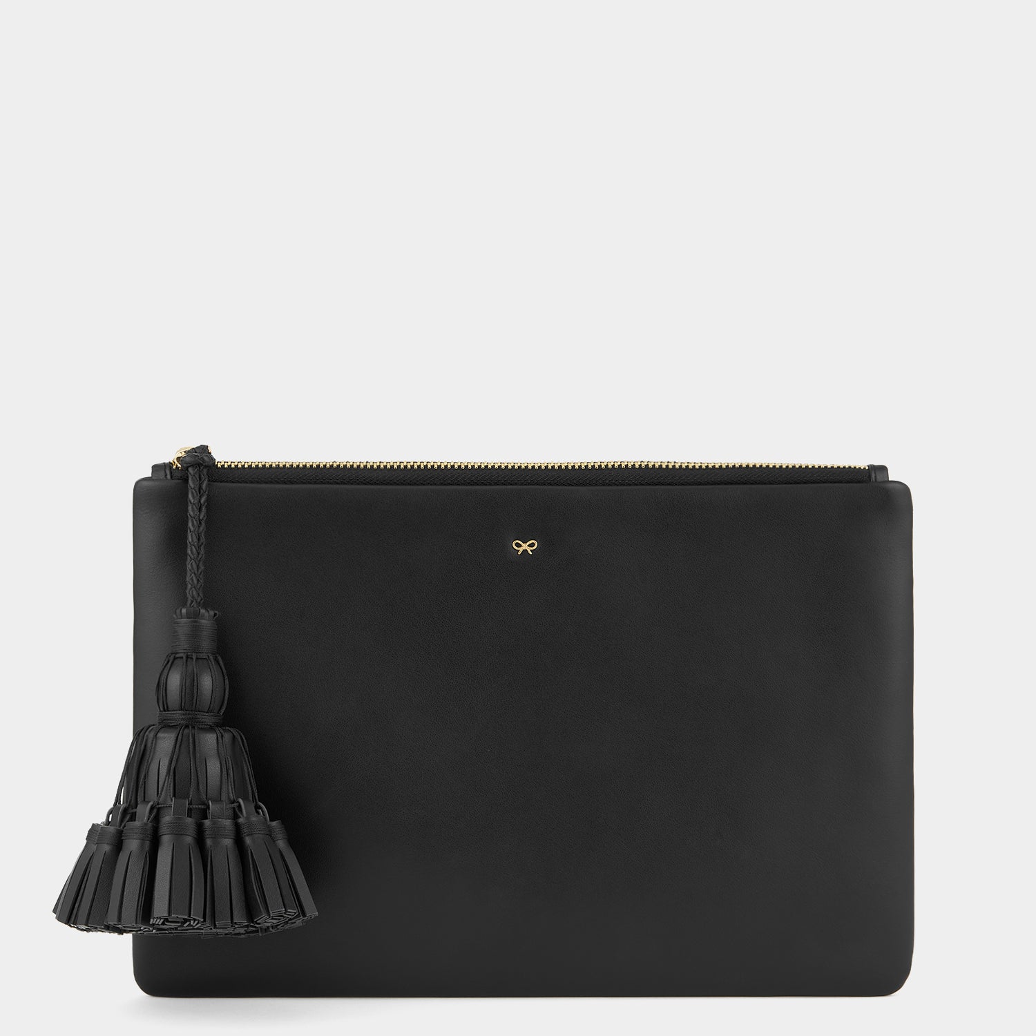 Georgiana Clutch -

          
            Circus Leather in Black -
          

          Anya Hindmarch UK
