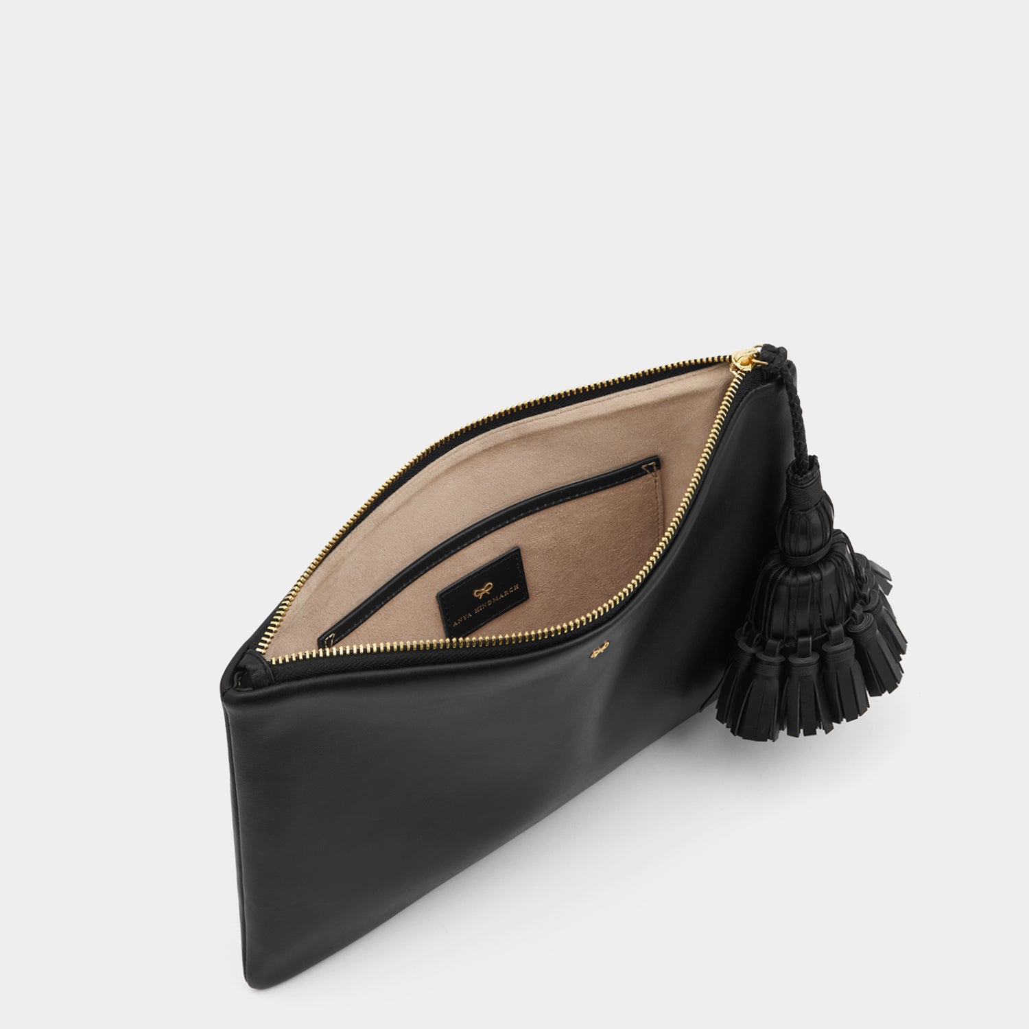 Georgiana Clutch -

                  
                    Circus Leather in Black -
                  

                  Anya Hindmarch UK
