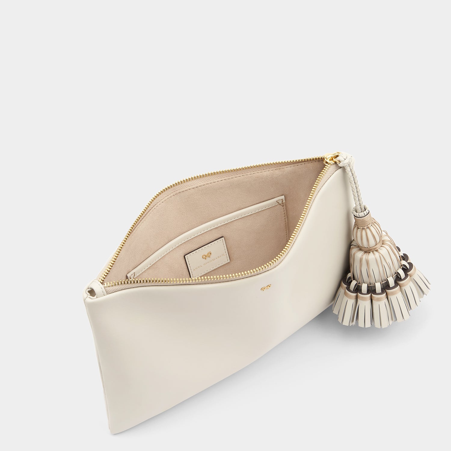 Georgiana Clutch -

          
            Circus Leather in Chalk -
          

          Anya Hindmarch UK
