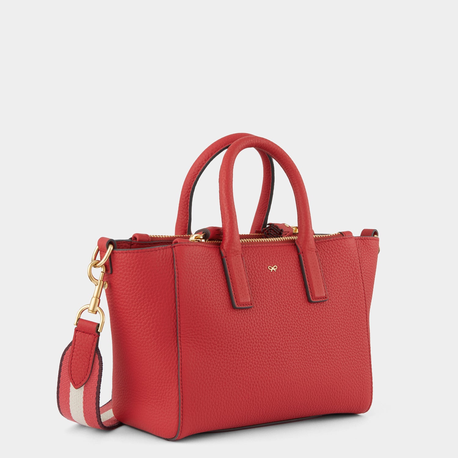 Micro Ebury -

                  
                    Tumbled Matt Leather in Red -
                  

                  Anya Hindmarch UK
