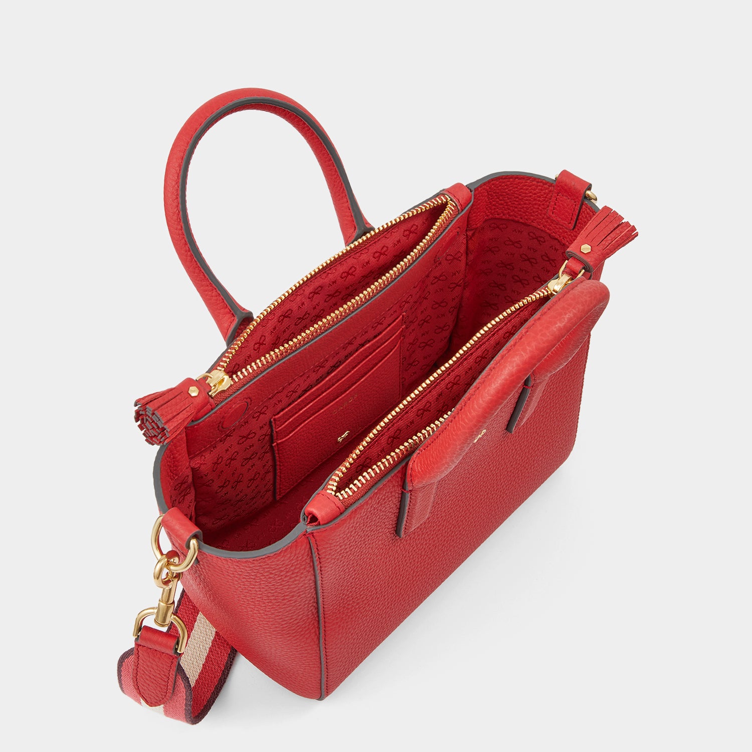 Micro Ebury -

                  
                    Tumbled Matt Leather in Red -
                  

                  Anya Hindmarch UK
