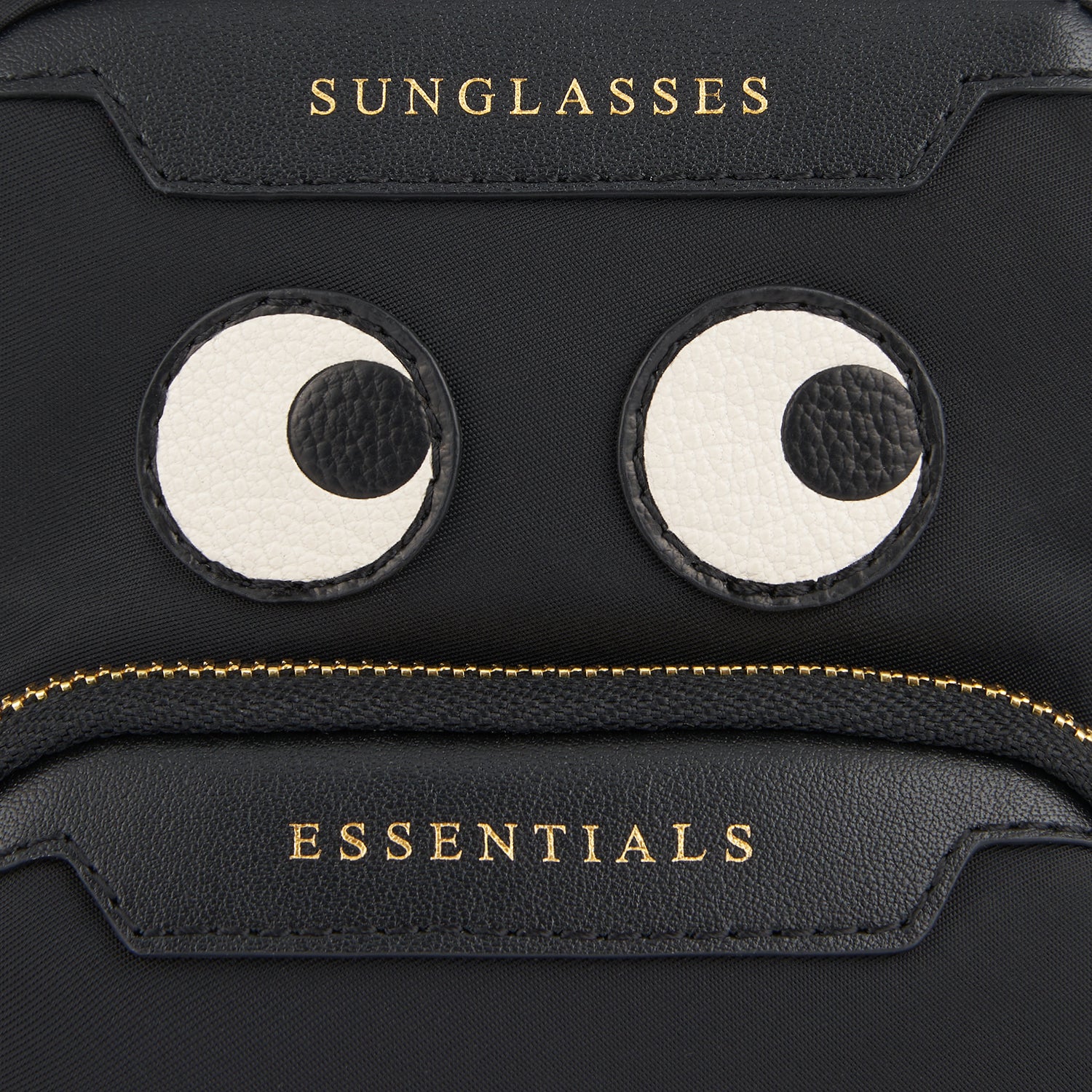 Eyes Essentials Cross-body -

                  
                    Regenerated ECONYL® in Black -
                  

                  Anya Hindmarch UK
