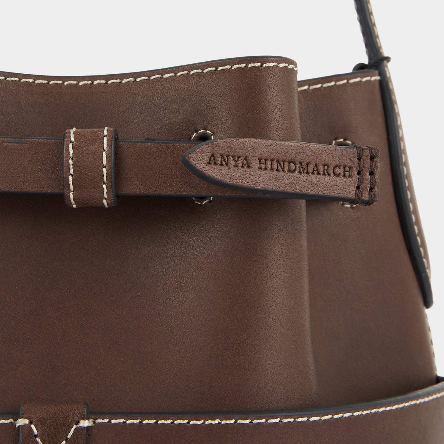 Return to Nature Small Bucket Bag -

                  
                    Compostable Leather in Truffle -
                  

                  Anya Hindmarch UK
