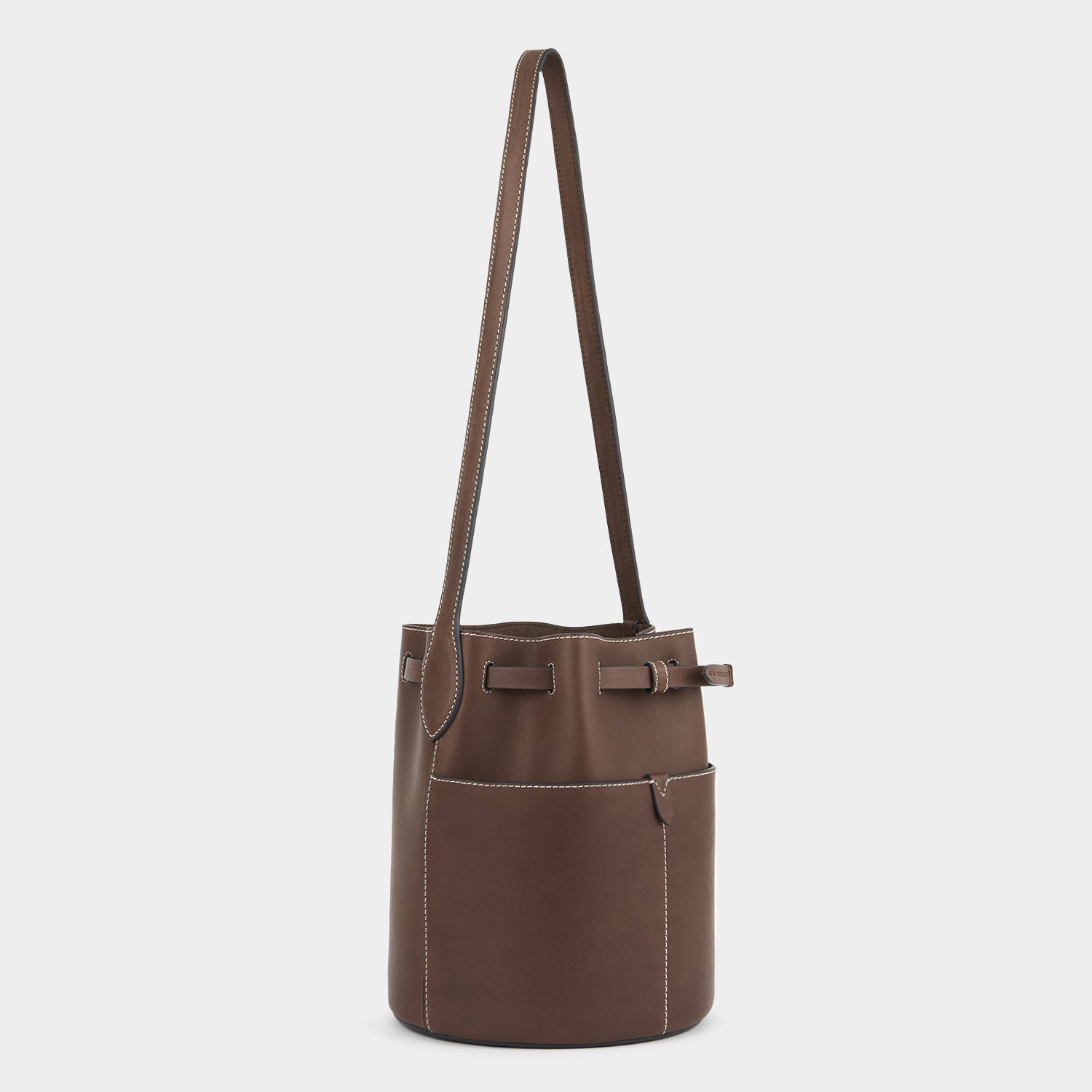 Return to Nature Small Bucket Bag -

                  
                    Compostable Leather in Truffle -
                  

                  Anya Hindmarch UK
