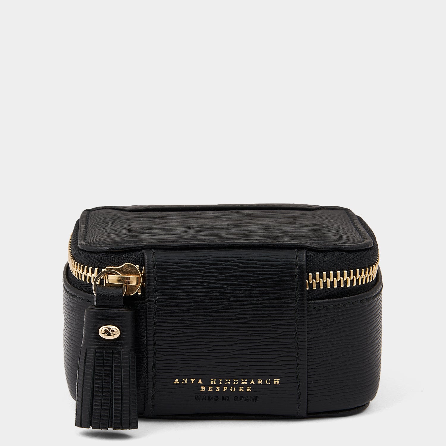 Bespoke Small Keepsake Box -

                  
                    London Grain in Black -
                  

                  Anya Hindmarch UK
