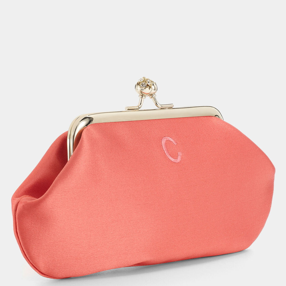 Bespoke Maud Clutch -

                  
                    Satin in Coral -
                  

                  Anya Hindmarch UK
