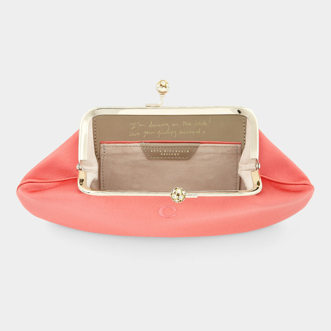 Bespoke Maud Clutch -

                  
                    Satin in Coral -
                  

                  Anya Hindmarch UK
