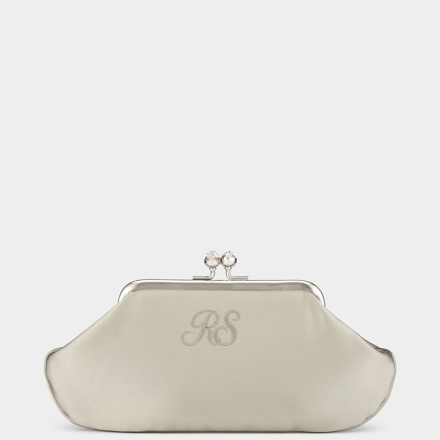 Bespoke Maud Clutch -

                  
                    Satin in Silver -
                  

                  Anya Hindmarch UK
