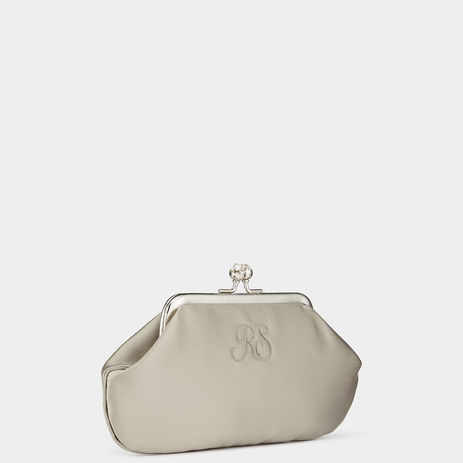 Bespoke Maud Clutch -

                  
                    Satin in Silver -
                  

                  Anya Hindmarch UK
