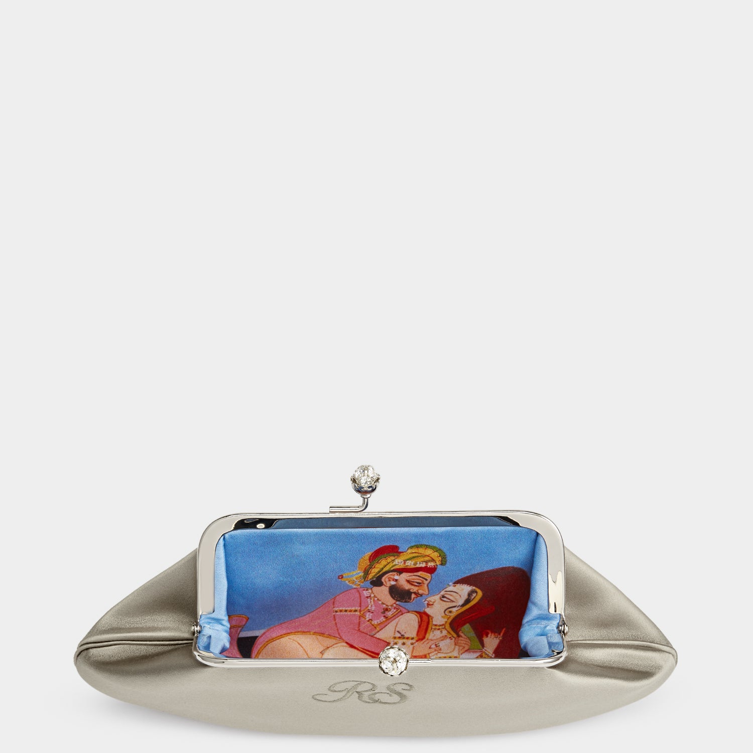 Bespoke Maud Clutch -

                  
                    Satin in Silver -
                  

                  Anya Hindmarch UK
