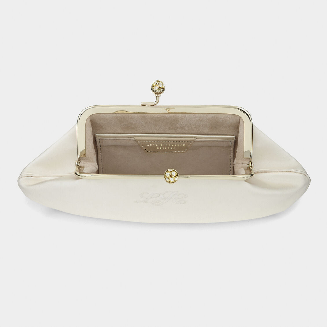 Bespoke Maud Clutch -

                  
                    Satin in Ivory -
                  

                  Anya Hindmarch UK
