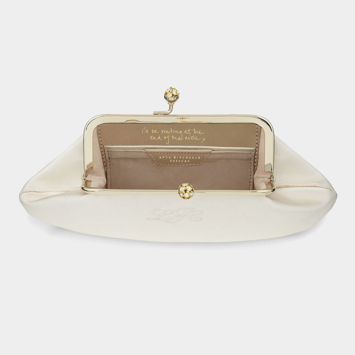 Bespoke Maud Clutch -

                  
                    Satin in Ivory -
                  

                  Anya Hindmarch UK
