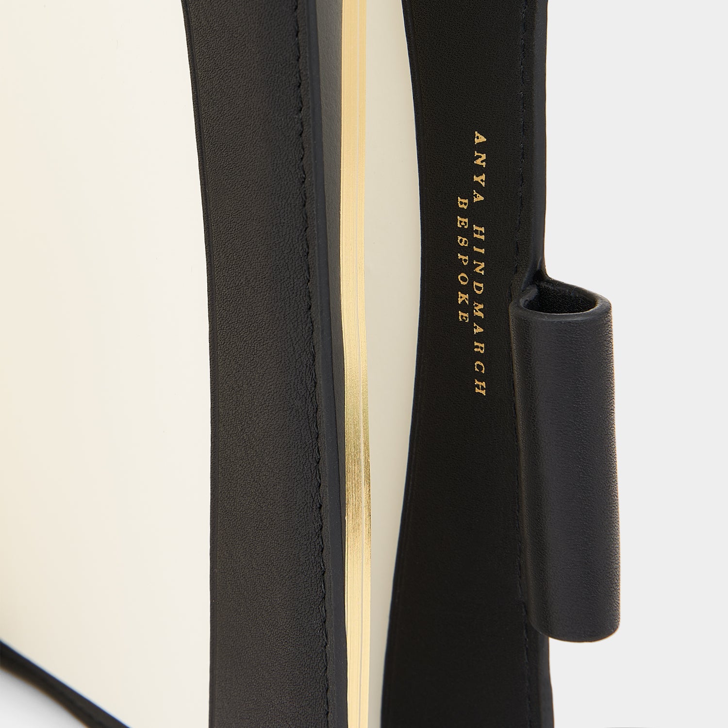 Bespoke A6 Two Way Journal -

                  
                    Butter Leather in Black -
                  

                  Anya Hindmarch UK
