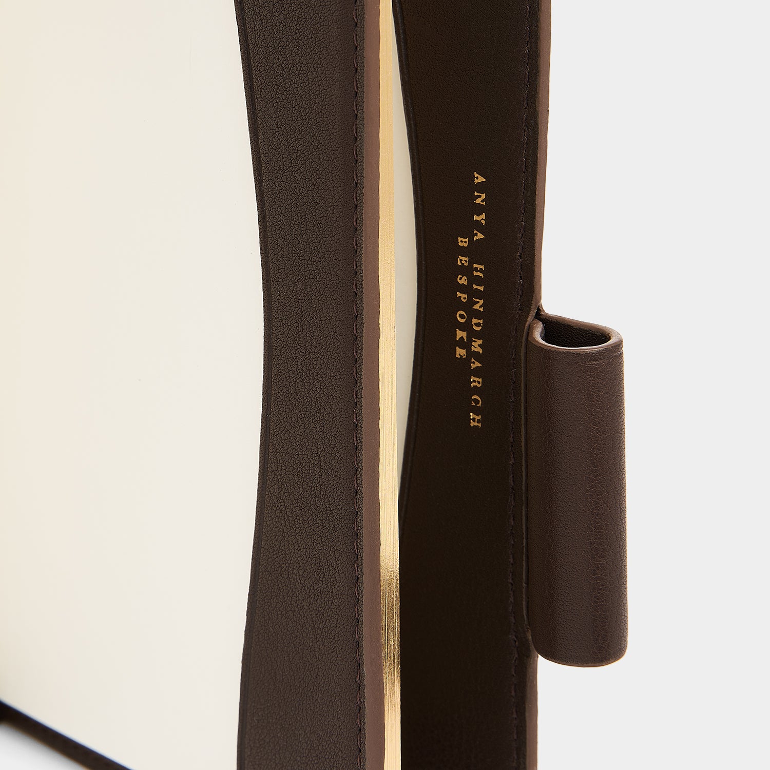 Bespoke A6 Two Way Journal -

                  
                    Butter Leather in Chocolate -
                  

                  Anya Hindmarch UK
