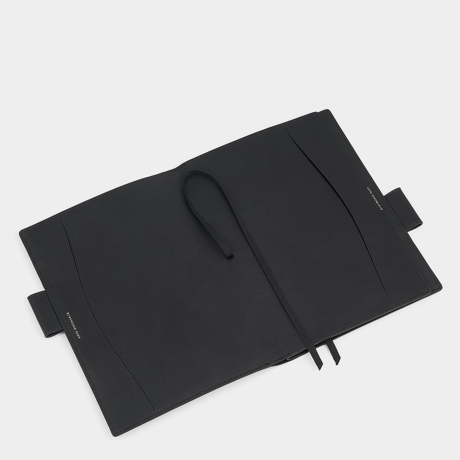 Bespoke A5 Two Way Journal -

                  
                    Butter Leather in Black -
                  

                  Anya Hindmarch UK
