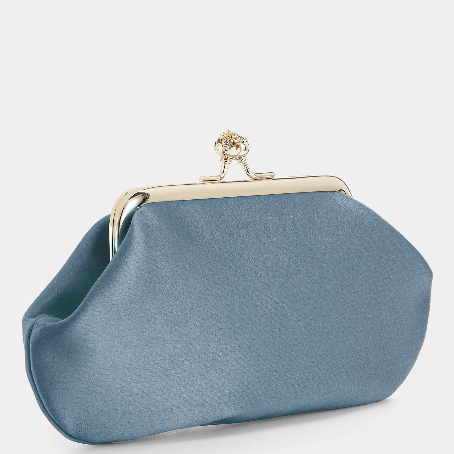 Bespoke Maud Clutch -

                  
                    Satin in Sky Blue -
                  

                  Anya Hindmarch UK
