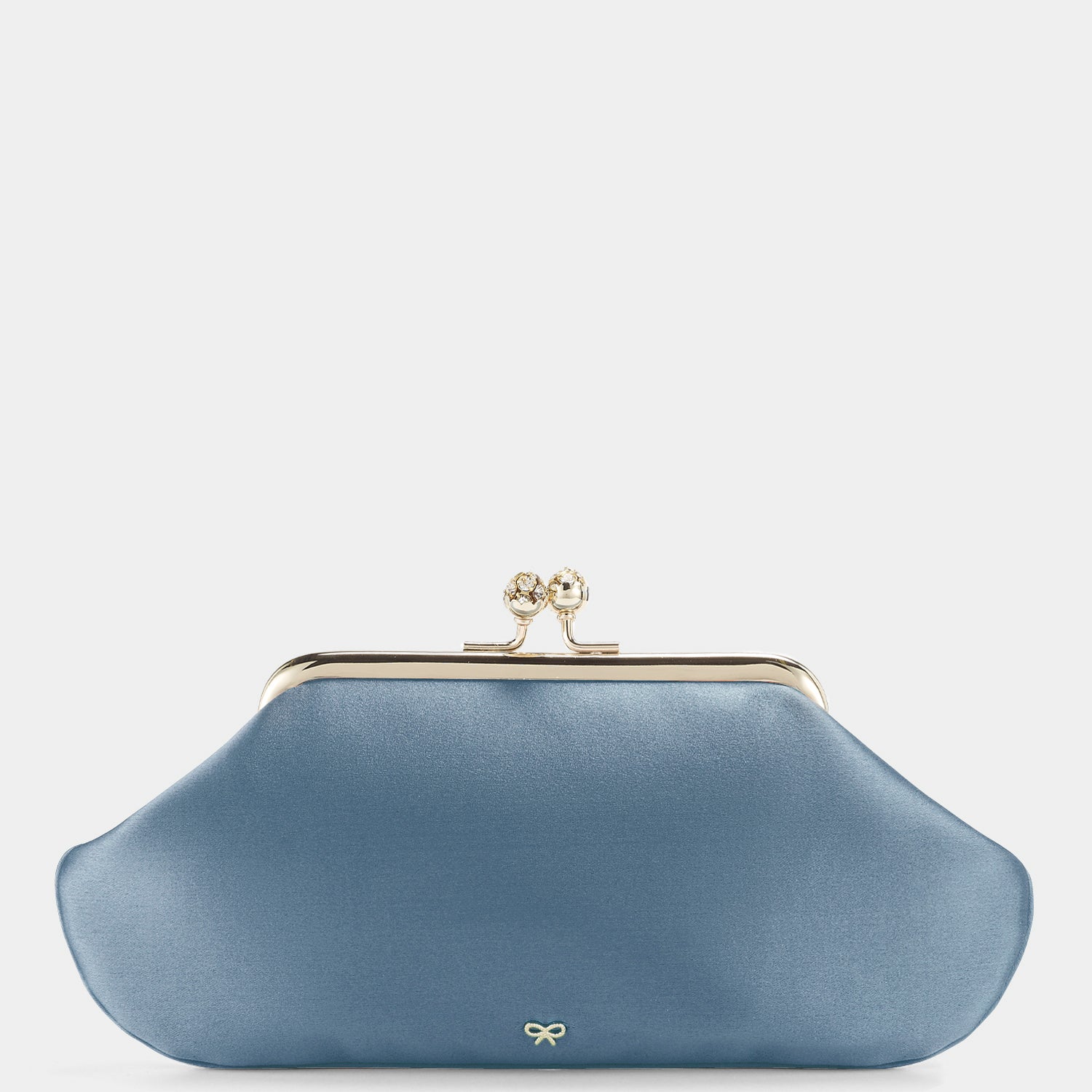 Bespoke Maud Clutch -

                  
                    Satin in Sky Blue -
                  

                  Anya Hindmarch UK
