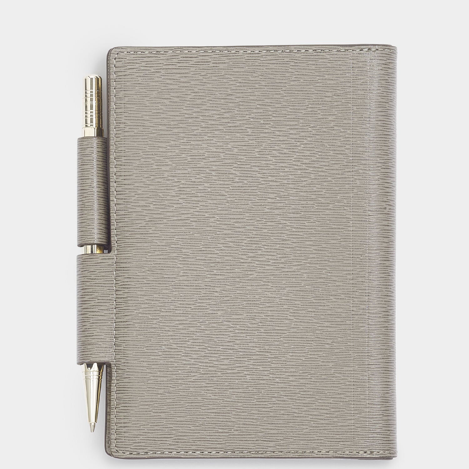 Bespoke A6 Two Way Journal -

                  
                    London Grain in Medium Grey -
                  

                  Anya Hindmarch UK
