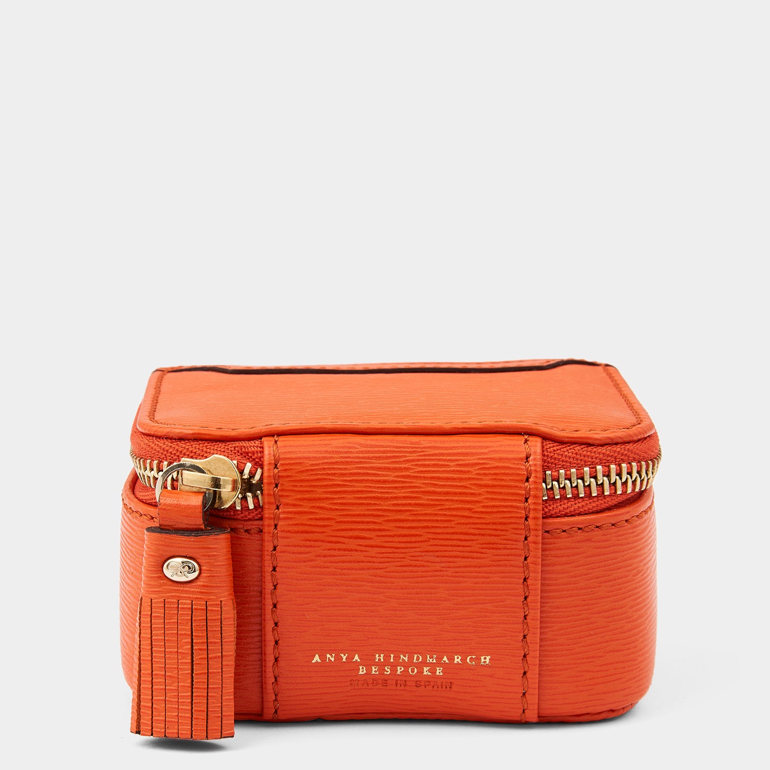 Bespoke Small Keepsake Box -

                  
                    London Grain in Clementine -
                  

                  Anya Hindmarch UK
