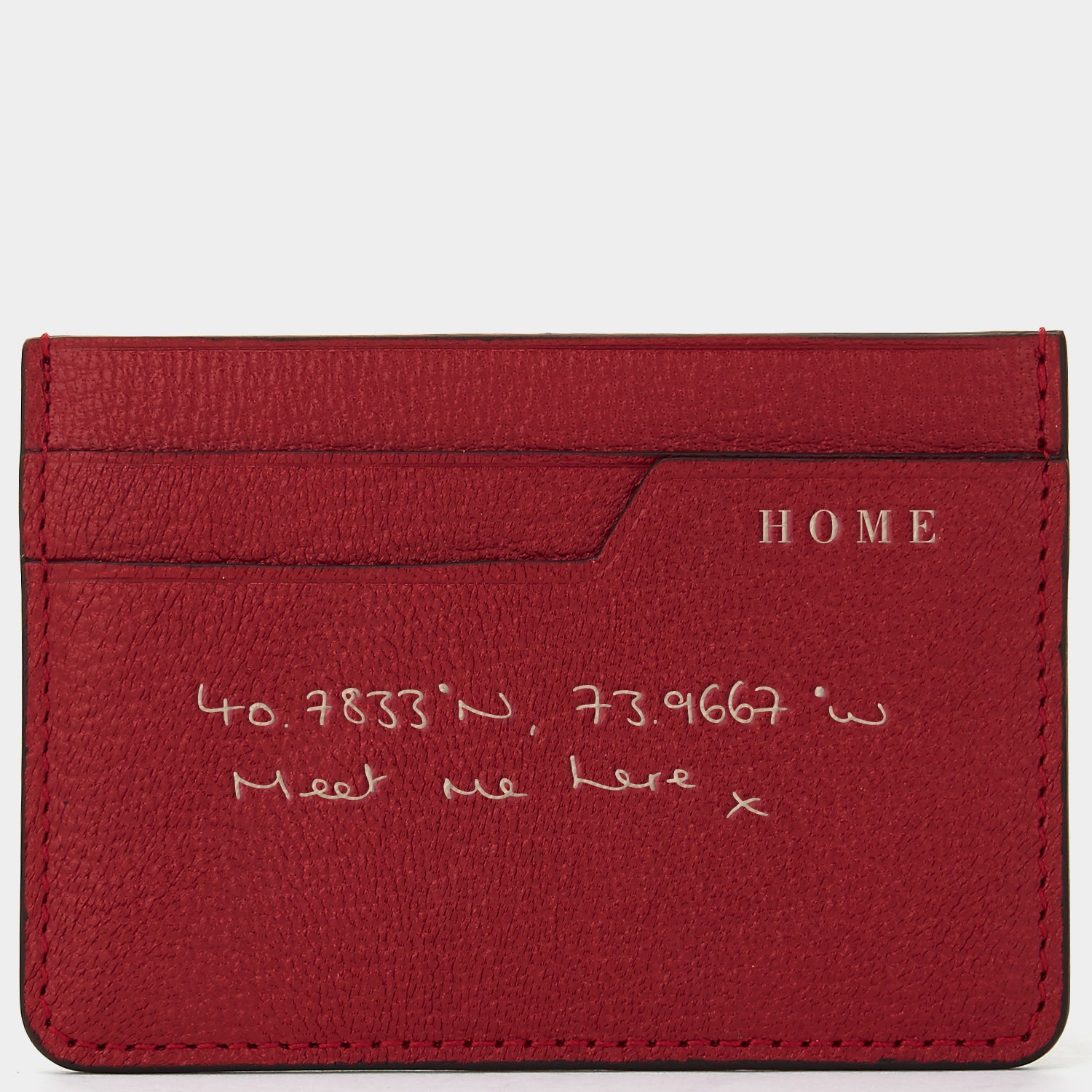 Bespoke Filing Card Case -

                  
                    London Grain in Red -
                  

                  Anya Hindmarch UK
