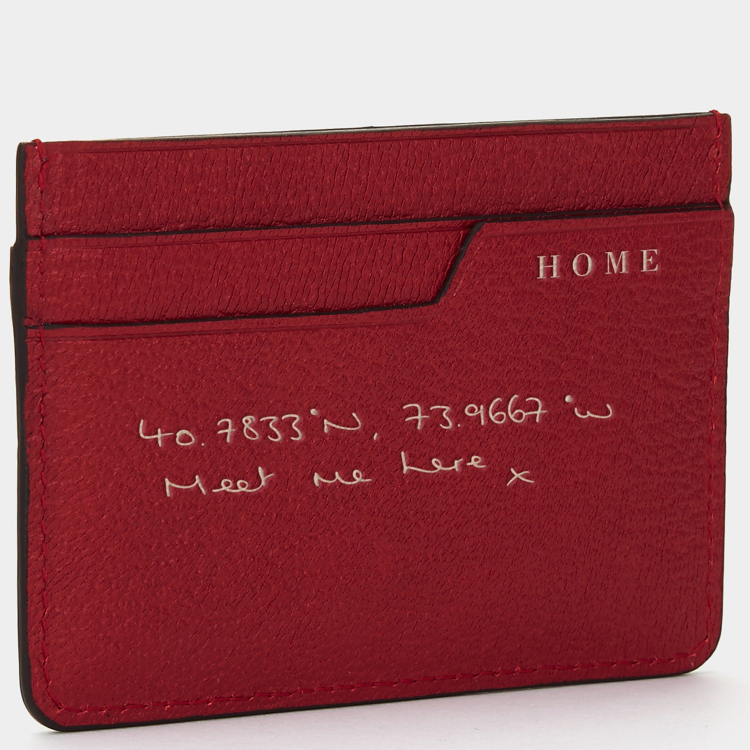 Bespoke Filing Card Case -

                  
                    London Grain in Red -
                  

                  Anya Hindmarch UK
