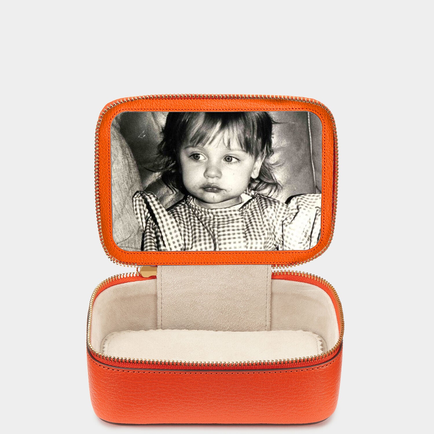 Bespoke Medium Keepsake Box -

                  
                    Capra in Clementine -
                  

                  Anya Hindmarch UK
