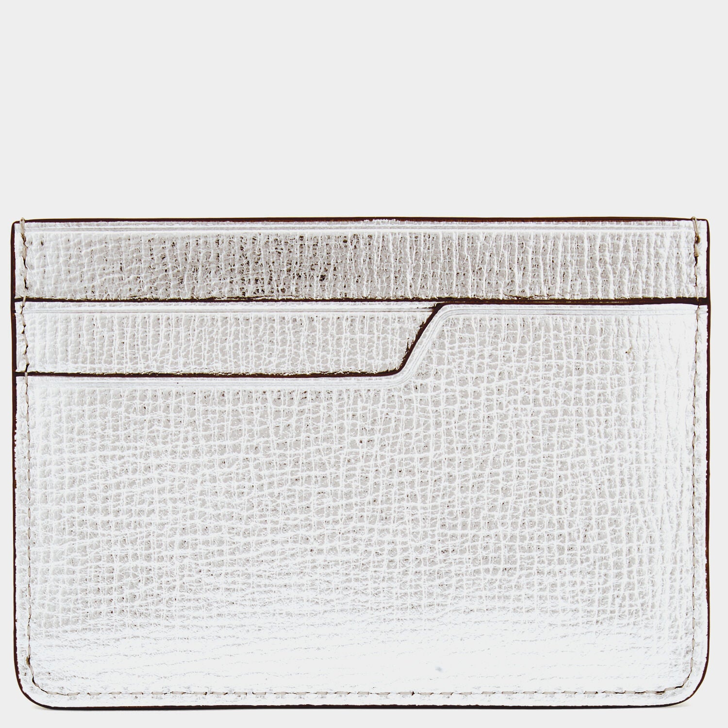 Eyes Card Case -

                  
                    Capra Leather in Silver Metallic -
                  

                  Anya Hindmarch UK
