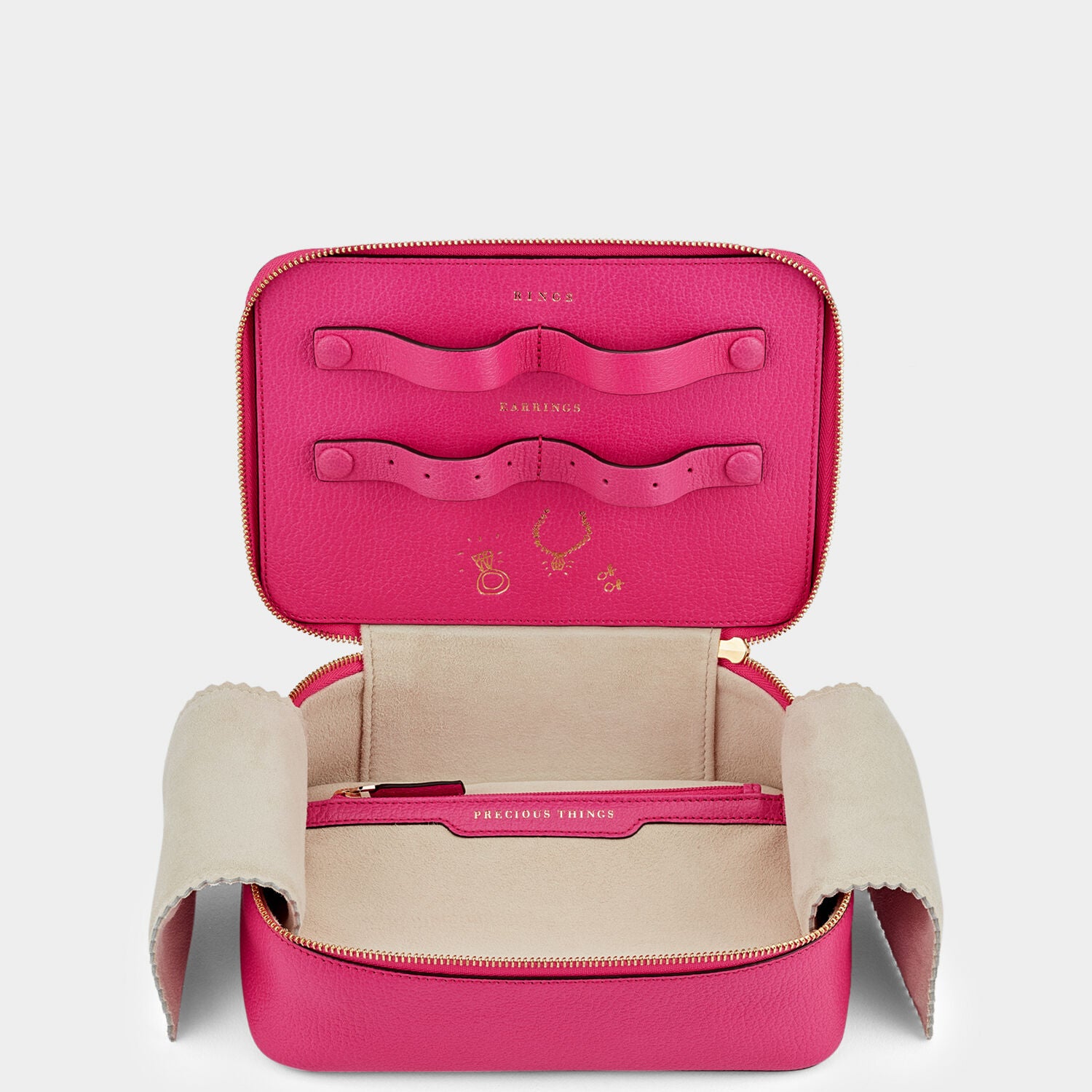 Bespoke Travelling Jewel Case -

                  
                    Capra in Pink -
                  

                  Anya Hindmarch UK
