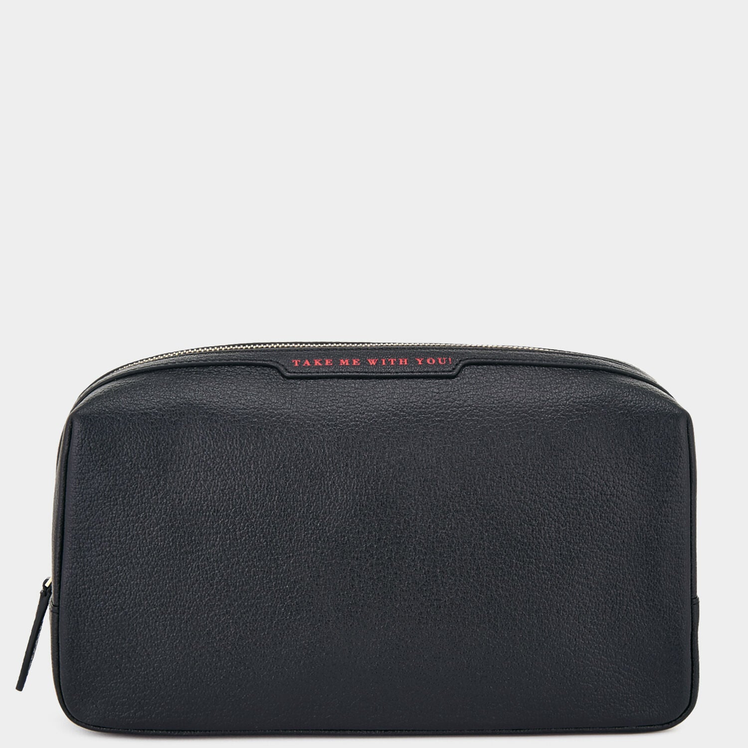 Bespoke Large Pouch -

          
            Capra in Black -
          

          Anya Hindmarch UK
