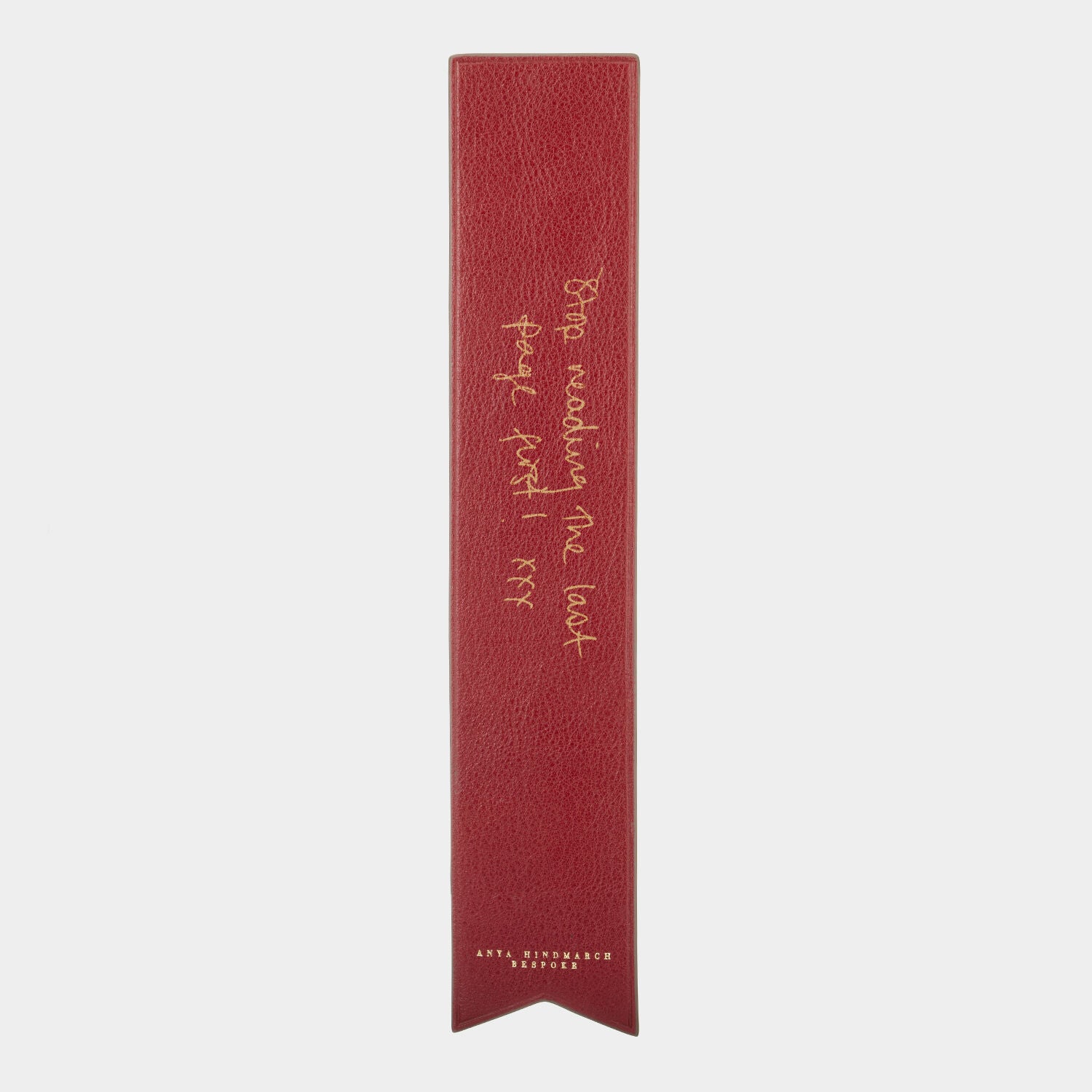 Bespoke Bookmark -

                  
                    Capra in Red -
                  

                  Anya Hindmarch UK
